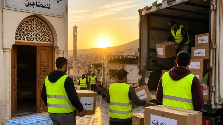 حملات تضامنية تنطلق من المساجد ووصلها للمحتاجين تهمّ الجلفة