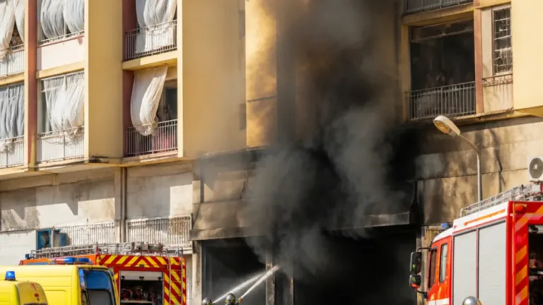 حريق سيارتين بمرآب سكني في السانية يخلّف مصابين ويستدعي تدخل الحماية المدنية