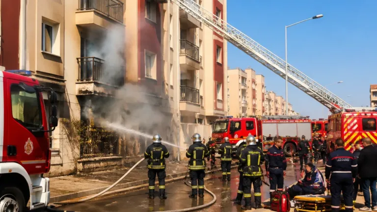 إخماد حريق عدادات ببناية في وادي تليلات بوهران وإصابة 9 أشخاص بإختناق