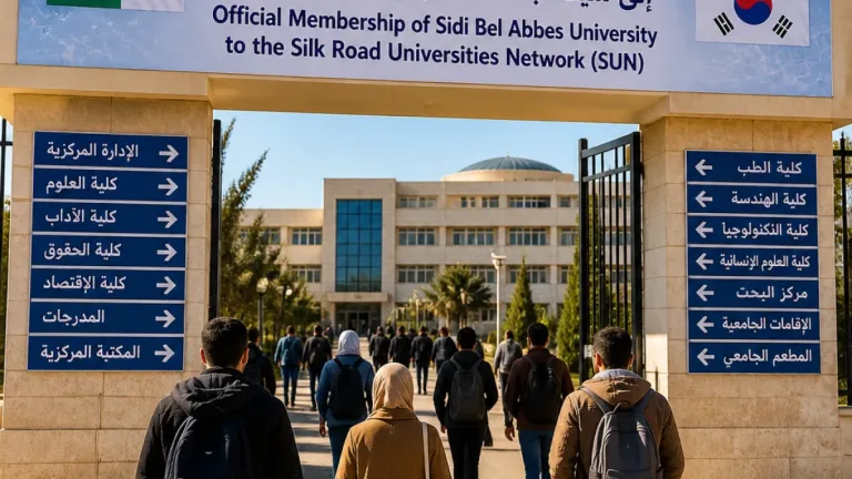 جامعة جيلالي ليابس بسيدي بلعباس تنضم رسمياً إلى شبكة جامعات طريق الحرير