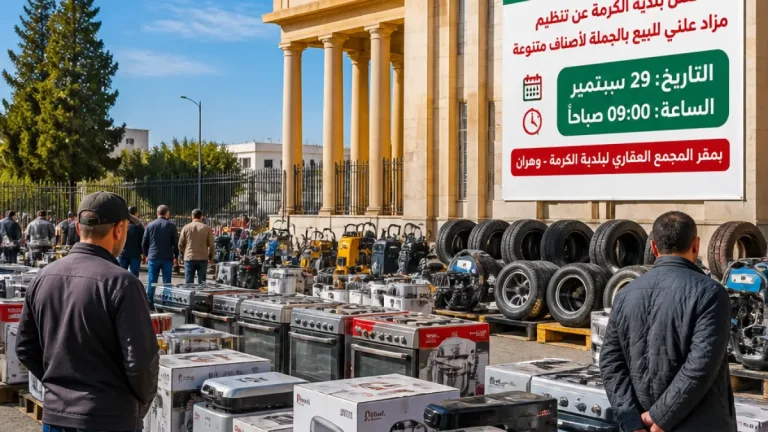 جمارك وهران تنظم مزادًا علنيًا كبيرًا لبيع سلع متنوعة يوم 29 سبتمبر