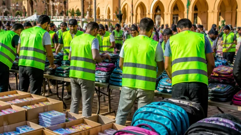 جمعيات بالأغواط توزع أكثر من 1,950 محفظة ومستلزمات لدعم العائلات قبل الدخول المدرسي