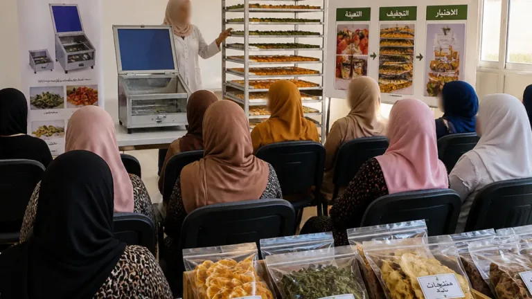 خنشلة تنظم دورة عملية حول تجفيف الخضر والفواكه وسبل تسويقها بمشاركة الجمعية النسائية