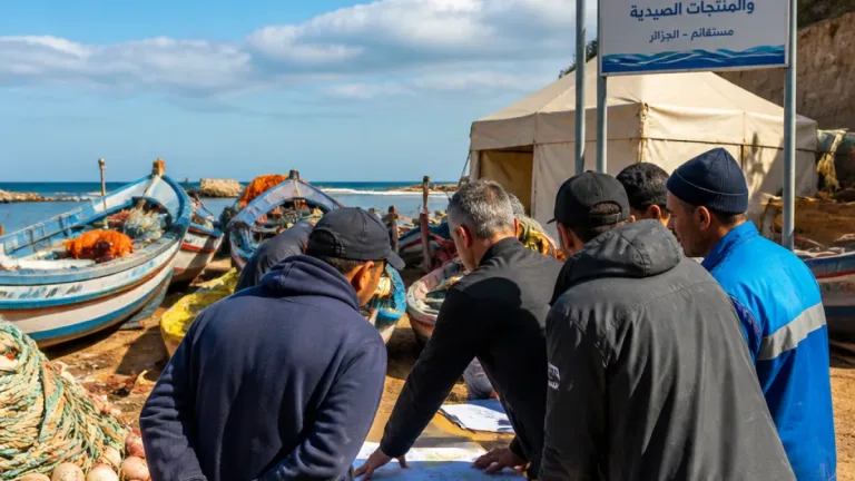 مديرية الصيد بولاية مستغانم تعلن إجراءات استعجالية لمرافقة مهنيي موقع الجنوح بسيدي العجال