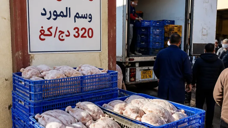 مديرية التجارة بالمدية تطلق تموين الدجاج المجمد بسعر محدد لضبط السوق