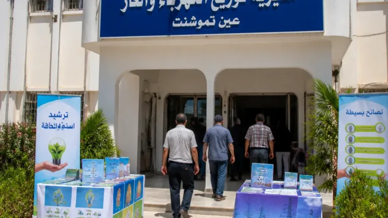 مديرية توزيع الكهرباء والغاز بعين تموشنت تفتح أبوابها لنشر ثقافة ترشيد استهلاك الطاقة