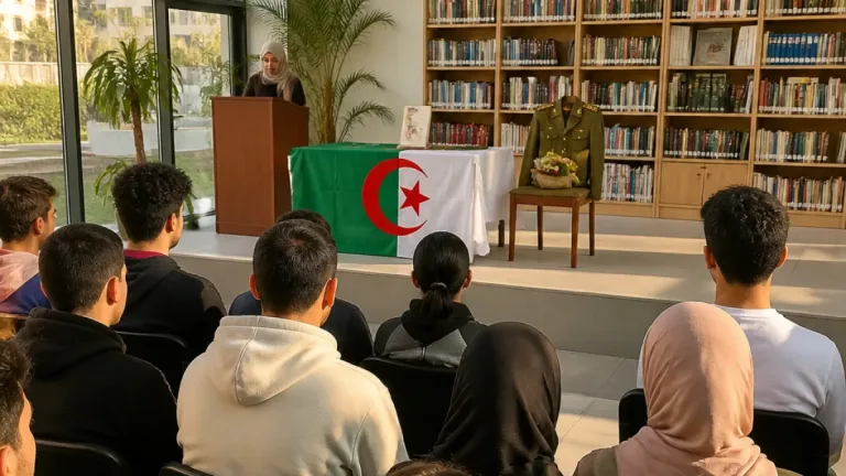 مكتبة الحمامات بتبسة تحتفي بالمجاهد قرفي إبراهيم في اليوم الوطني للمجاهد