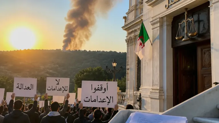 منظمة العفو الدولية تحث الجزائر على التراجع عن توسيع عقوبة الإعدام بعد موجة حرائق شمال البلاد