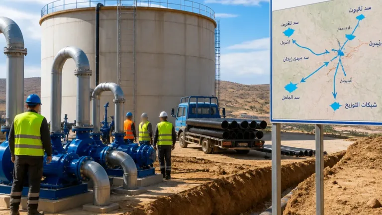 مشاريع الموارد المائية بأولوية في برج بوعريريج: استكمال شبكات وتدعيم التخزين لرفع الأمن المائي