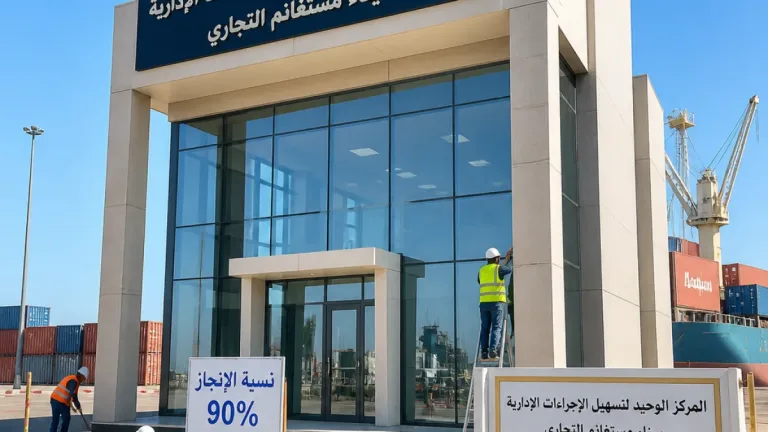 مشروع الشباك الموحد بميناء مستغانم يقترب من الانتهاء بتكلفة 215 مليون دج