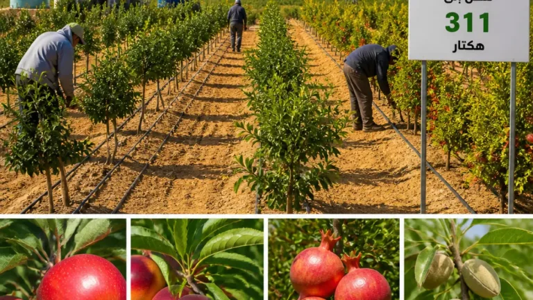 مشروع فلاحي بالأغواط يرتفع إلى 311 هكتاراً ويُدخل أشجاراً مثمرة جديدة حيز الإنتاج