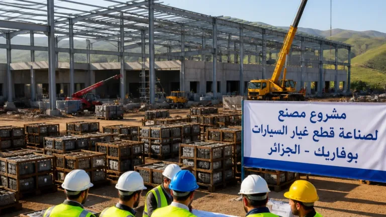 مشروع مصنع قطع غيار السيارات في بوفاريك يتقدم بعد زيارة وفد الوكالة الجزائرية لترقية الاستثمار