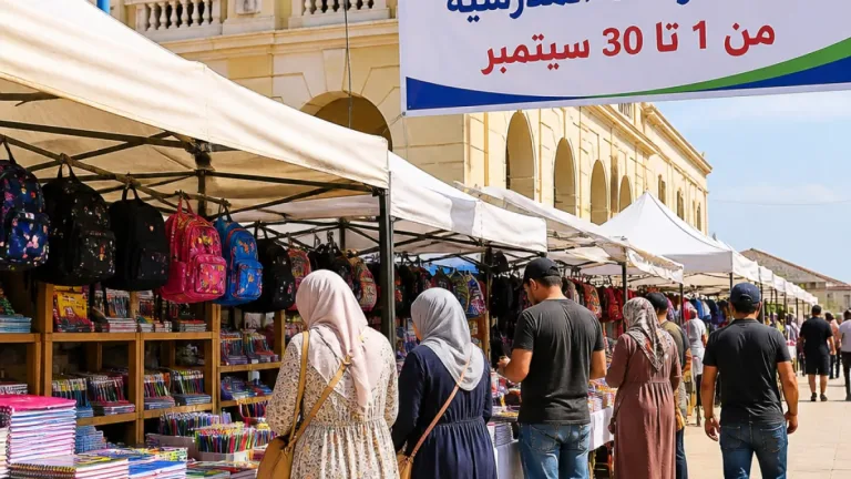 مستغانم تفتتح 11 سوقًا جوارية تضامنية لبيع المستلزمات المدرسية ابتداءً من 1 سبتمبر