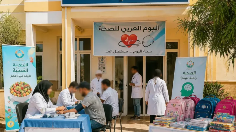 مؤسسة سدراتة للصحة الجوارية تفعّل اليوم العربي للصحة وتكثّف الاستعدادات للدخول المدرسي