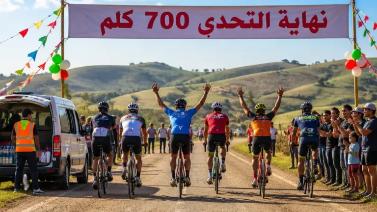 نادي تيارت للدراجات الجبلية يختتم رحلة تحدي طولها 700 كلم بمشاركة 6 دراجين
