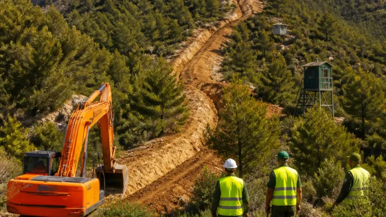 قسنطينة: استلام مشروعَي خنادق مضادة لحرائق الغابات على 15.5 هكتار قبل نهاية أوت