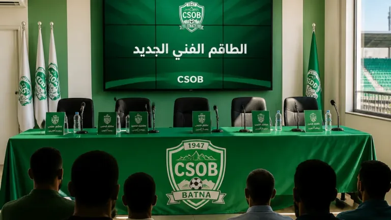 شباب أوراس باتنة يعين طاقمًا فنيًا جديدًا بقيادة عاطف بتيرة لإعادة الاستقرار