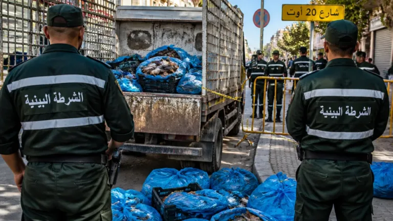 شرطة غليزان تحجز وتُتلف 62 كلغ من الأسماك الفاسدة في وسط المدينة