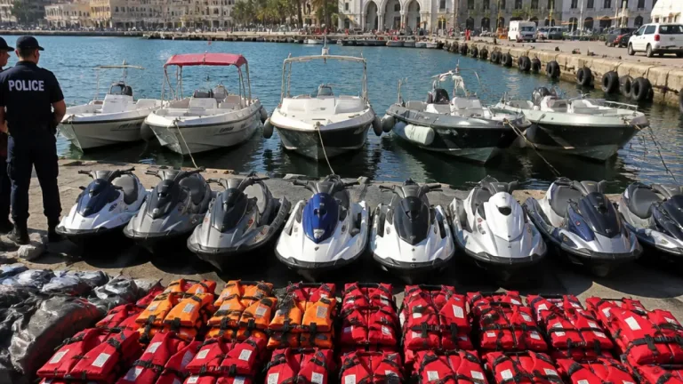 شرطة وهران تفكك شبكة إجرامية دولية لتدبير رحلات الهجرة غير الشرعية وتسترجع قوارب ومعدات ثمينة