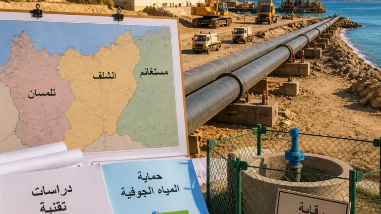 تبون يأمر بتوفير مياه البحر المحلاة لتلمسان وشلف ومستغانم ويشدّد على حماية المياه الجوفية