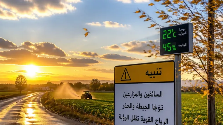تفاوت حراري وهطولات محتملة: توقعات الطقس لبلدية العوينات في تبسة خلال الأيام المقبلة