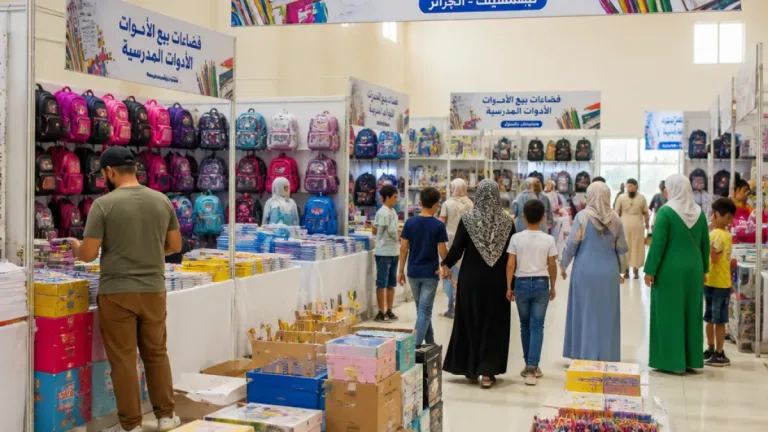 تيسمسيلت تفتح أربعة فضاءات لبيع الأدوات المدرسية استعداداً للدخول المدرسي