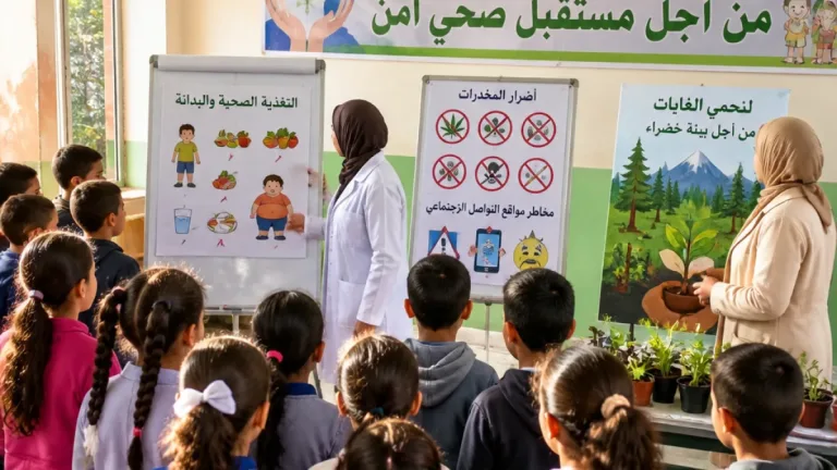تيسمسيلت تطلق ورشات تفاعلية للتلاميذ ضمن "أسبوع الصحة المدرسية"