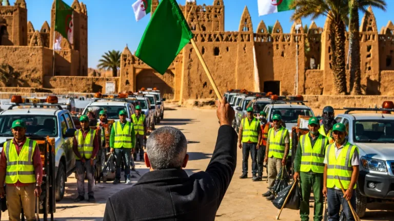والي جانت يطلق حملة لتنظيف المواقع الثقافية والسياحية استعدادًا لموسم السياحة الصحراوية