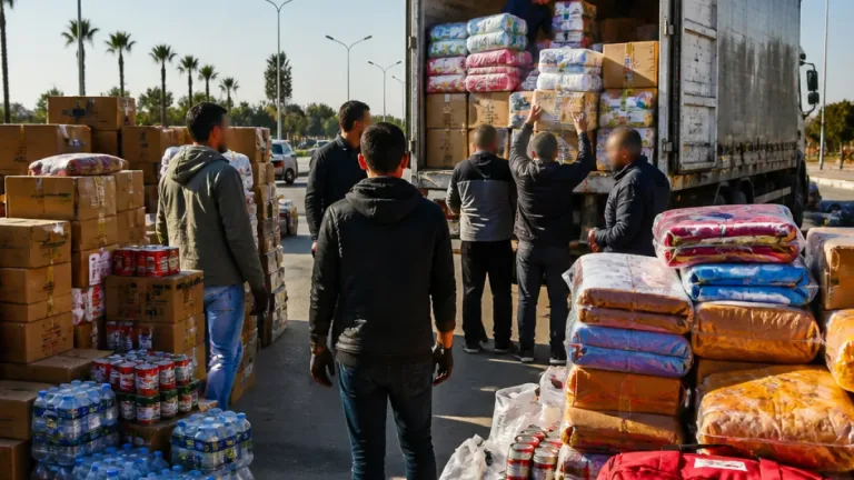 وهران تنظم هبة شعبية واسعة من محور دوران حسناوي لمساندة متضرري حرائق جيجل والولايات الشرقية