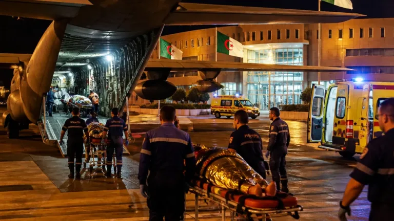 وهران تستقبل جواً 14 مصاباً بحروق من جيجل وتحوّلهم إلى مستشفى الحروق الكبرى