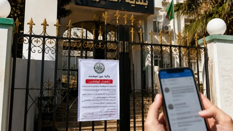 ولاية عين تموشنت توقف رئيس مجلس بلدية بعد اقتباس عبارة منسوبة للقذافي وإثارة انقسام اجتماعي