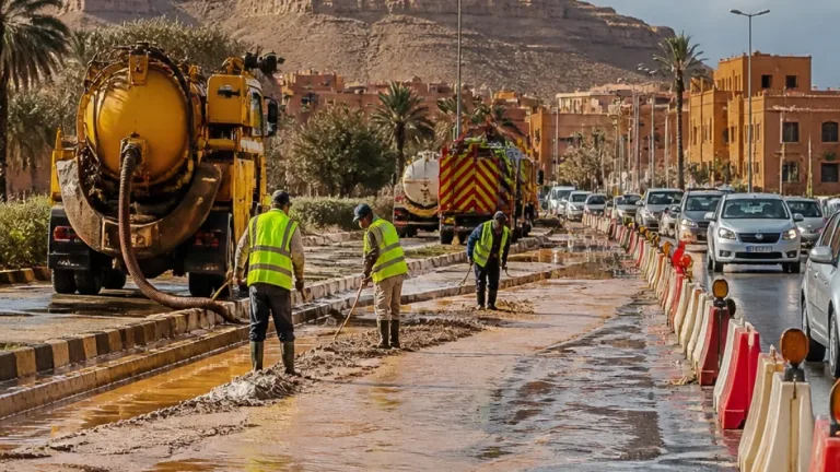 ولاية جانت تُكثّف التدخلات الميدانية لمواجهة آثار الأمطار وضمان سلامة المرور