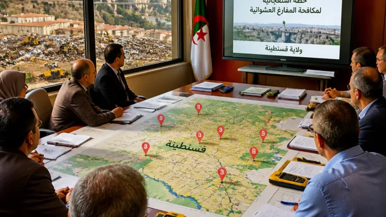 ولاية قسنطينة تطلق خطة استعجالية لمكافحة المفارغ العشوائية وتطوير تسيير النفايات