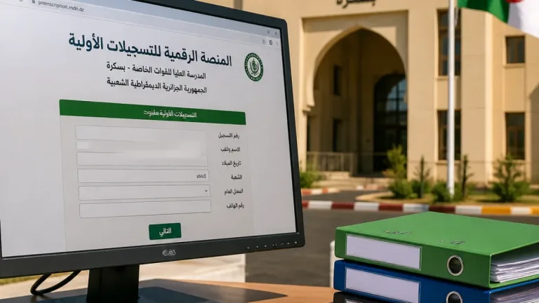 وزارة الدفاع تشرع في التسجيل الإلكتروني للالتحاق بالمدرسة العليا للقوات الخاصة ببسكرة