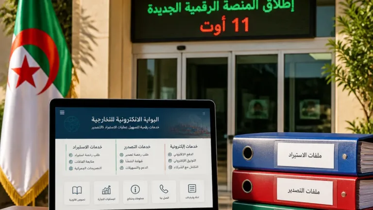 وزارة التجارة الخارجية تطلق منصة رقمية لمعالجة انشغالات المتعاملين الاقتصاديين ابتداءً من 11 أوت