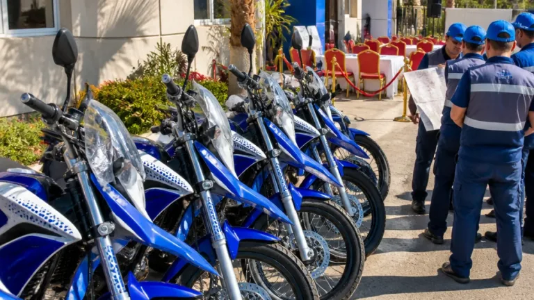 وزير الري يفتتح فرقة دراجات نارية لسرعة التدخل ومراقبة تسربات المياه في عين الدفلى