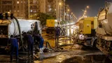 مياه القليوبية ترفع حالة الاستعداد وتتمركز معدات شفط وكسح لمواجهة أي تراكمات مائية