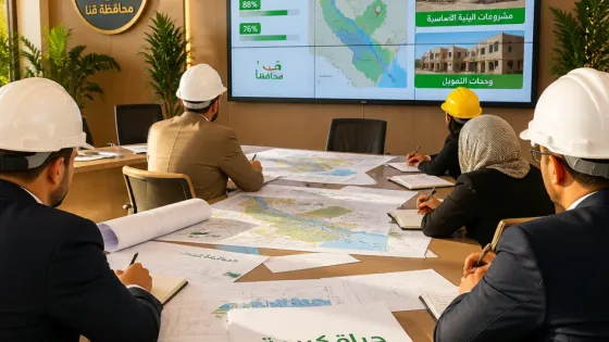 محافظ قنا يتابع استعدادات تشغيل مشاريع «حياة كريمة» ويؤكد تسريع تسليم المشروعات