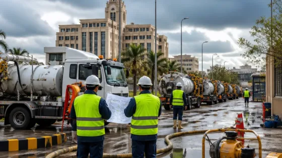 القليوبية ترفع حالة الطوارئ بمياه الشرب وتتمركز معدات شفط المياه استعدادًا للأمطار