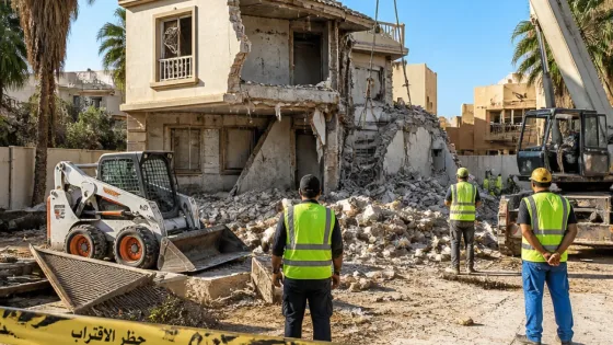 رئاسة حي شمال الغردقة تكمل إزالة مبانٍ مخالفة داخل فيلا بمنطقة الهلال