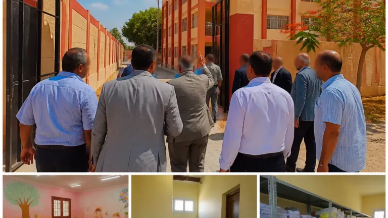 نائب محافظ سوهاج يتفقد انطلاق الحملة القومية للتطعيم ضد الحصبة والحصبة الألمانية