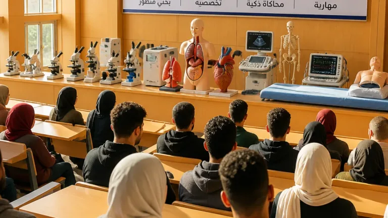 رئيس جامعة المنيا يناقش تجهيزات وبرامج الجامعة الأهلية مع الطلاب الجدد