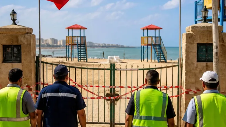 محافظ الإسكندرية يغلق شاطئ «وانلي» يومًا واحدًا لمخالفة قرار منع نزول البحر