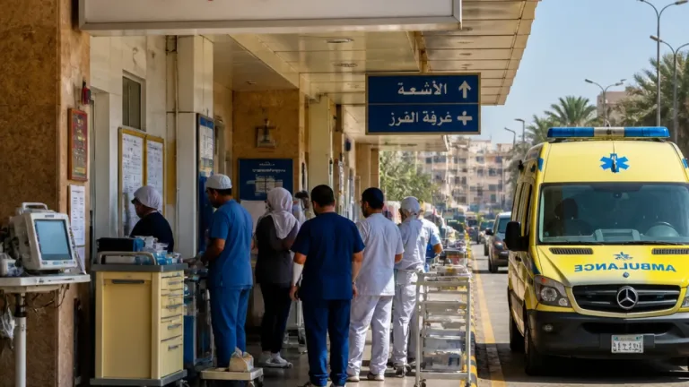 جولة تفقدية بمستشفى النصر التخصصي في بورسعيد للتأكد من جاهزية الطوارئ خلال العطلات