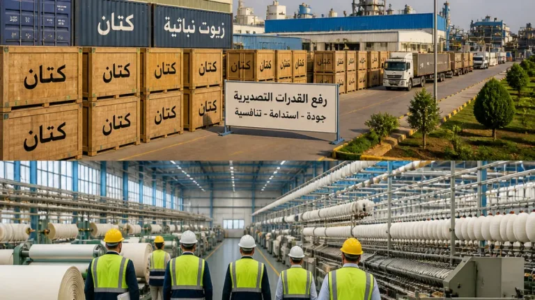 تفقد وزاري لمجمعي الصناعات النسيجية والزيوت في طنطا ضمن جهود رفع القدرات التصديرية