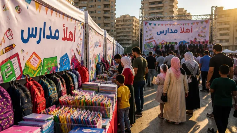 محافظ الإسكندرية يفتتح معرض «أهلًا مدارس» بميدان محطة مصر لتخفيف أعباء الأسر