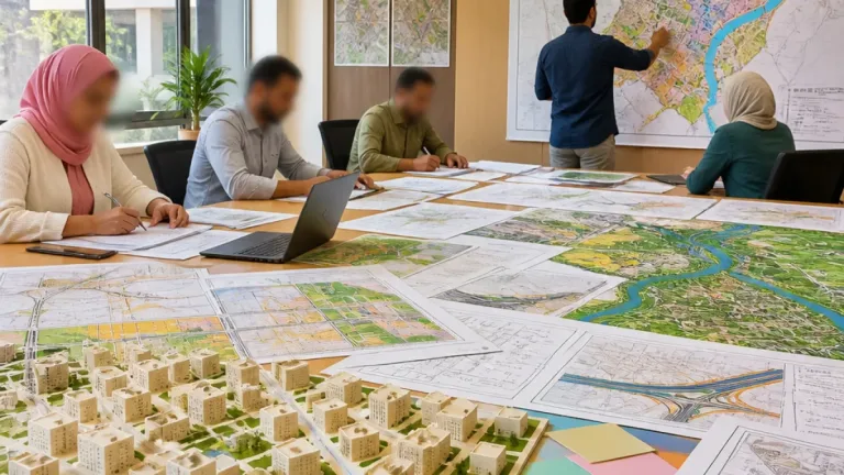اعتماد المرحلة الثانية للمخطط التفصيلي لمدينتي الحسينية ومنشأة أبوعمر لتقنين النمو العمراني