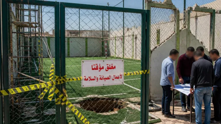 إغلاق ملعب مركز شباب أبو منيسي في كفر الشيخ لحين تلافي مخالفات الأمن والسلامة