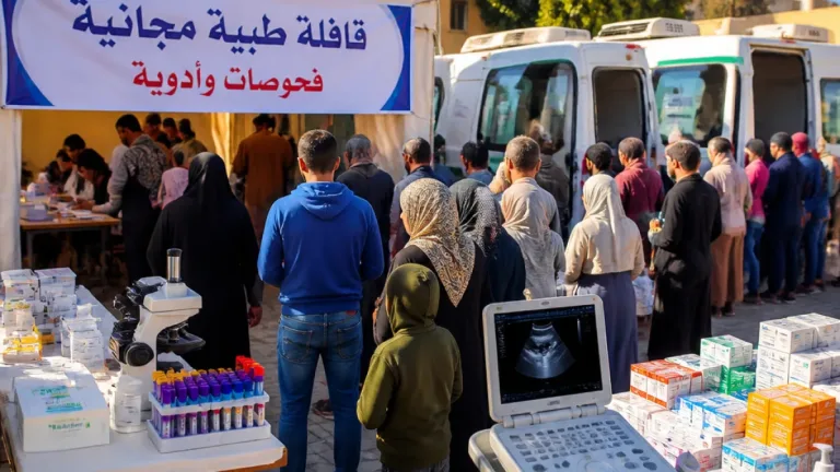 قافلة طبية مجانية بقرية القلعة بدمنهور لمدة يومين لتقديم خدمات متعددة