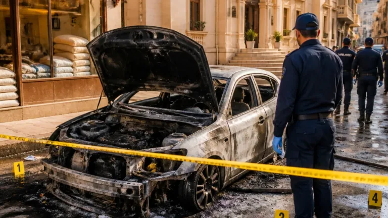 رفض استشكال متهمي إحراق سيارة رئيس الرقابة التموينية بإدكو وتأكيد حبسهم سنة